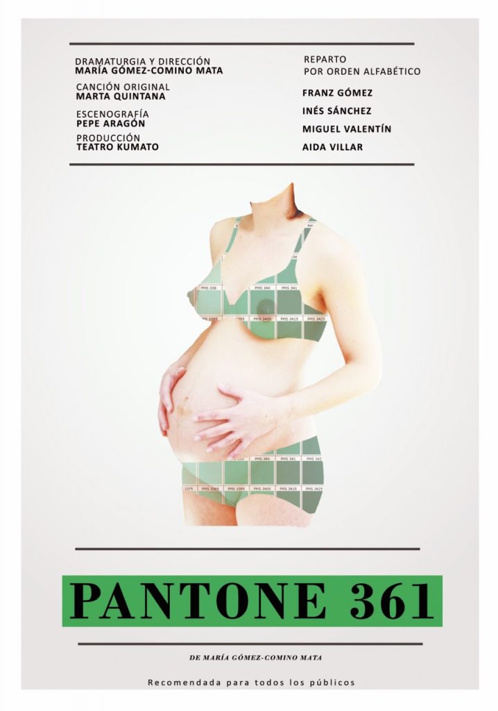 pantone 361 teatro cartel inés sánchez