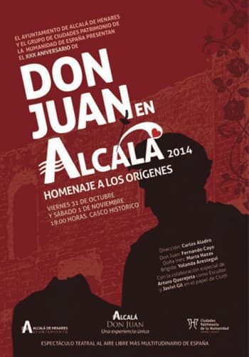 don juan de alcalá 2014 teatro cartel